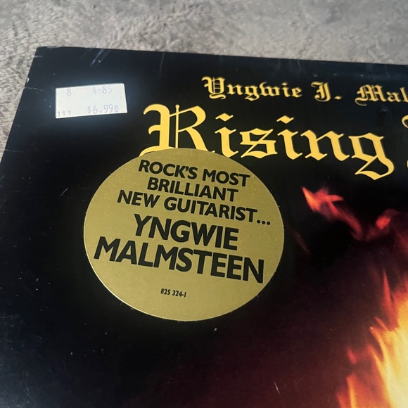 Yngwie J. Malmsteen -Rising Force 1st Sterling original in Shrink. Vinyl Rec. - Picture 3 of 6